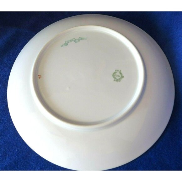 Royal Austria Hand-Painted Porcelain Plate With Grapes & Leaves Design BT172 - Picture 2 of 2